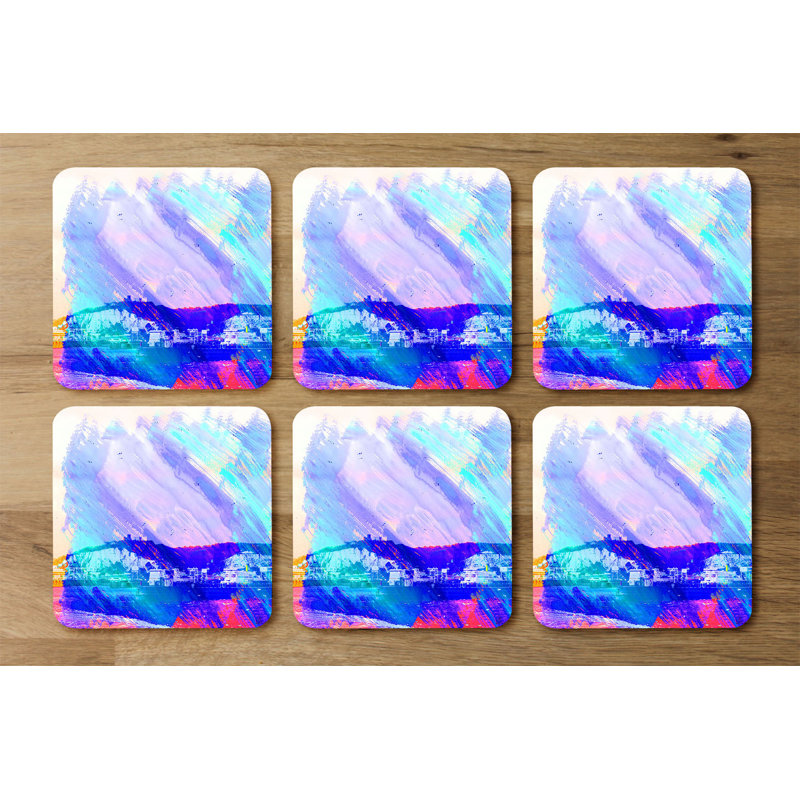 Square 6 Piece Coaster Set