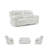Senita Reclining Loveseat With Console-962495178