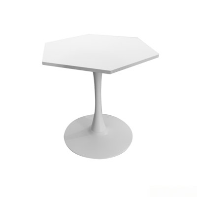 29" H Modern Hexagonal Coffee Table