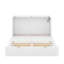 Lit escamotable double avec tiroir et port USB-121087745
