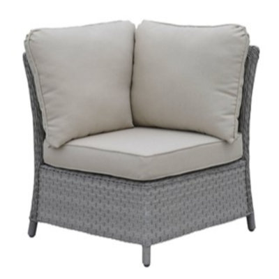 Chaise de patio avec coussins Kingon