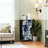 4 Drawer Dresser for Bedroom, Narrow Chest of Drawers, Wooden Top and Study Iron Frame 18"x37.5"-(WxH)