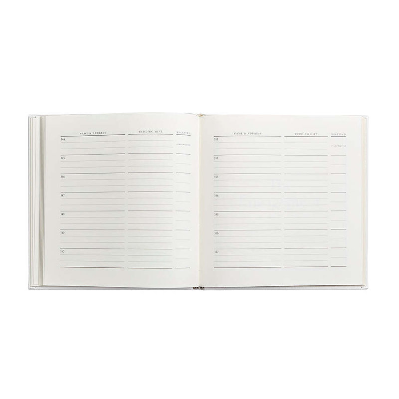 Leather Wedding Journal