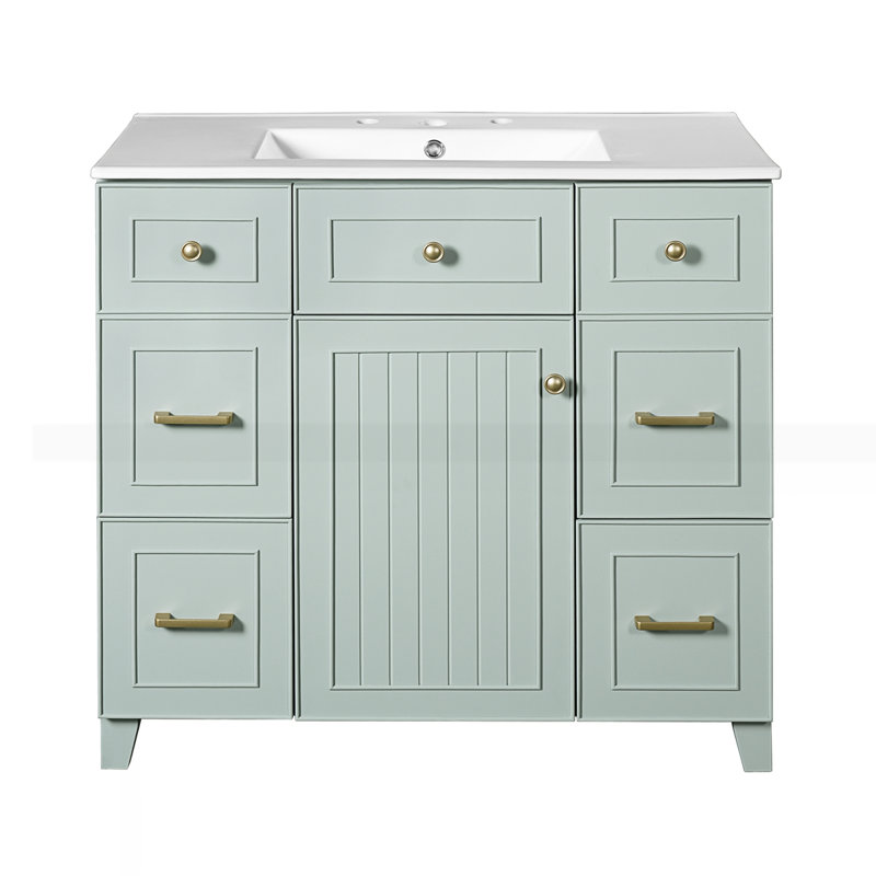 Meuble-lavabo 36 po avec lavabo en céramique
