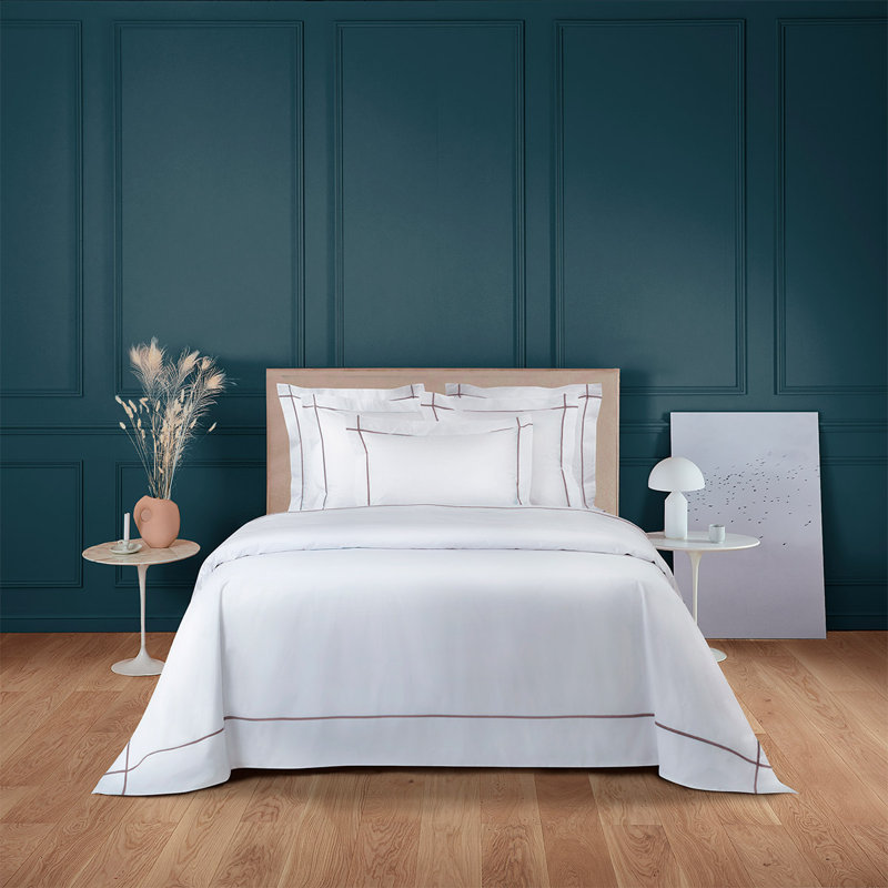 Athena Percale Pillow Case, King Pillowcase, Fjord
