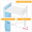 Étagère de salle de bain blanche