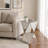Silver Mirrored Geometric Accent Table