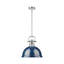 Luminaire suspendu 1 lumière avec tige Bryceton-107150045-107150038