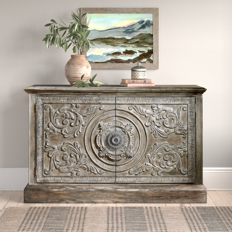 Alisha 60'' Solid Wood Top Console Table