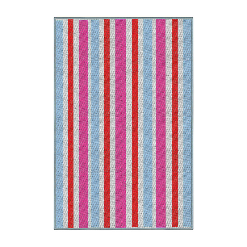 Philpott Striped Indoor Rug, Rectangle 5' x 7'