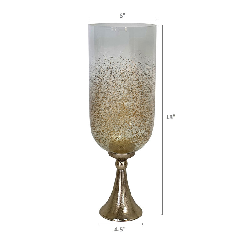 Vase de table Dquavion, H 17,8 po x l 6 po x P 6 po