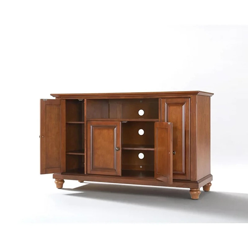 Meuble télé pour téléviseur de 55 po ou moins Hedon, Cerisier classique