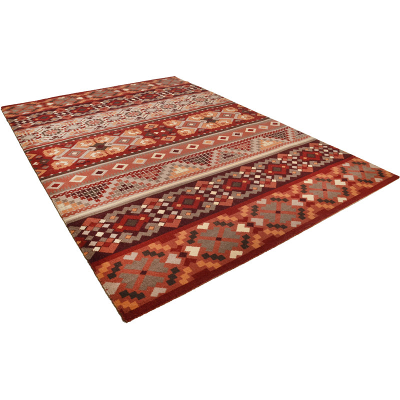 Southwestern Wool Area Rug, Rectangular 240 x 340 cm