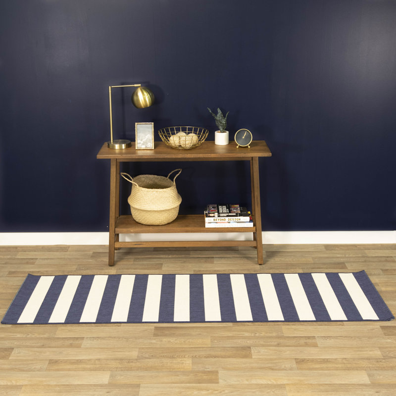 Mendocino Striped Indoor / Outdoor Rug, Runner 2' x 6'11"