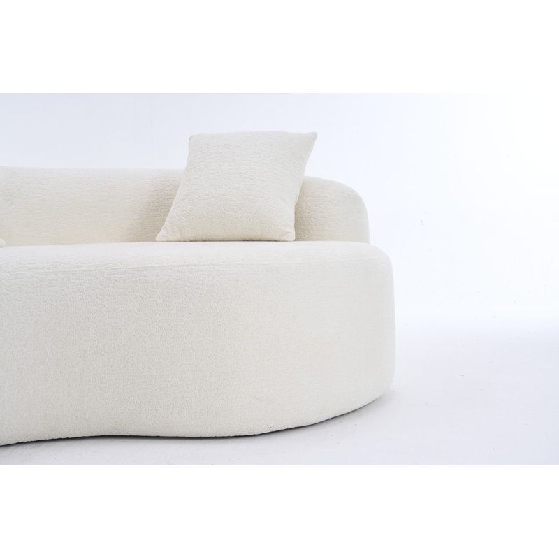 Canapé modulaire S / Curve S-Curved, Blanc