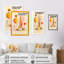 Abstrait géométrique orange et jaune I - reproduction sur toile-1217532631-1217532626