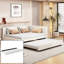 Lit de jour double rembourré (beige)-658774599