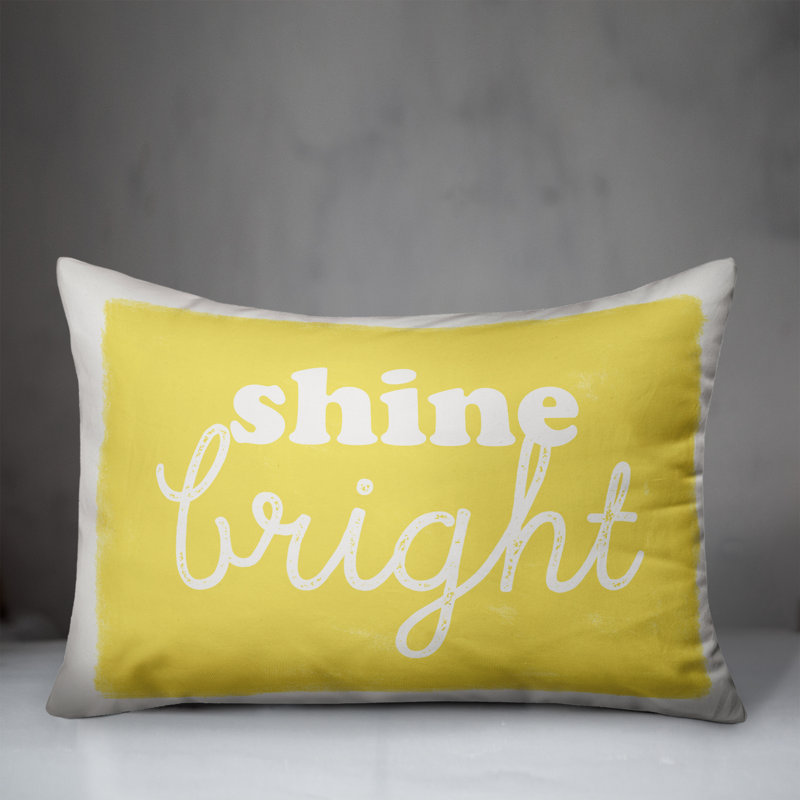 Shine Bright Rectangular Pillow Cover & Insert