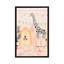 Girafe au Maroc, art encadré-49840529-49840533