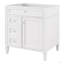 Meuble-lavabo de salle de bain de 30 po sans lavabo supérieur, armoire de rangement moderne avec 2 tiroirs et un tiroir rabattable (BASSIN INCLUS)-1720267094