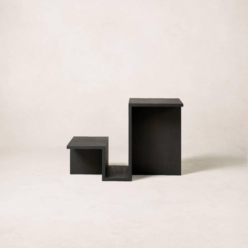 Valley Side Table, Black