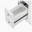 Meuble-lavabo sur pied simple 36 po avec plateau en céramique Hiranur
