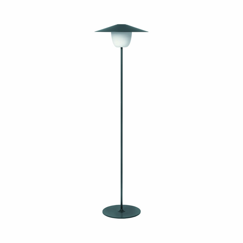 Ani 34cm White Aluminium Mobile LED Outdoor Floor Lamp