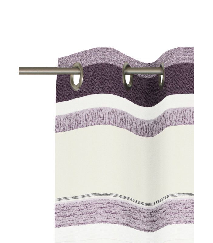 Pennington Room Darkening Curtain Single Panel, 135cm Width x 245cm Drop, Purple