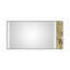 Miroir de salle de bain 72 x 36 pouces à DEL avec rétro-éclairage, fixation murale antibrouillard à mémoire de forme réglable-1741841446-1741841447