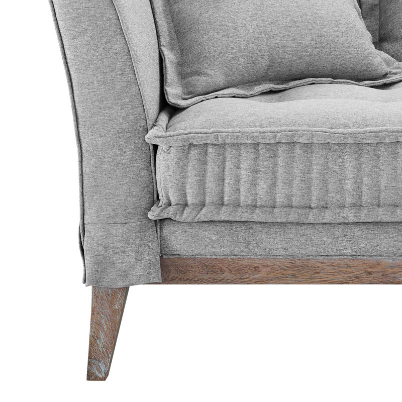Modway Rowan Sofas, Light Gray 100% Polyester