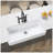 37"L X 19" W Farmhouse/Apron Front White Kitchen Sink