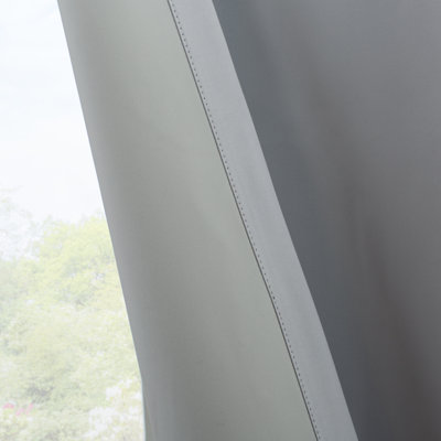 Rideau 100% thermique occultant avec passe-tringle et passe-tringle - Basics by Wayfair ™