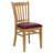 Prompton Vertical Slat Back Wooden Restaurant Chair-1024411864-1024411869