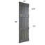 Porte de grange coulissante double en bois de pin avec trousse de quincaillerie Castle Series-86924724-60983672