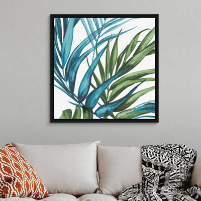 «Palm Leaves II» par Eva Watts - reproduction d'art sur toile