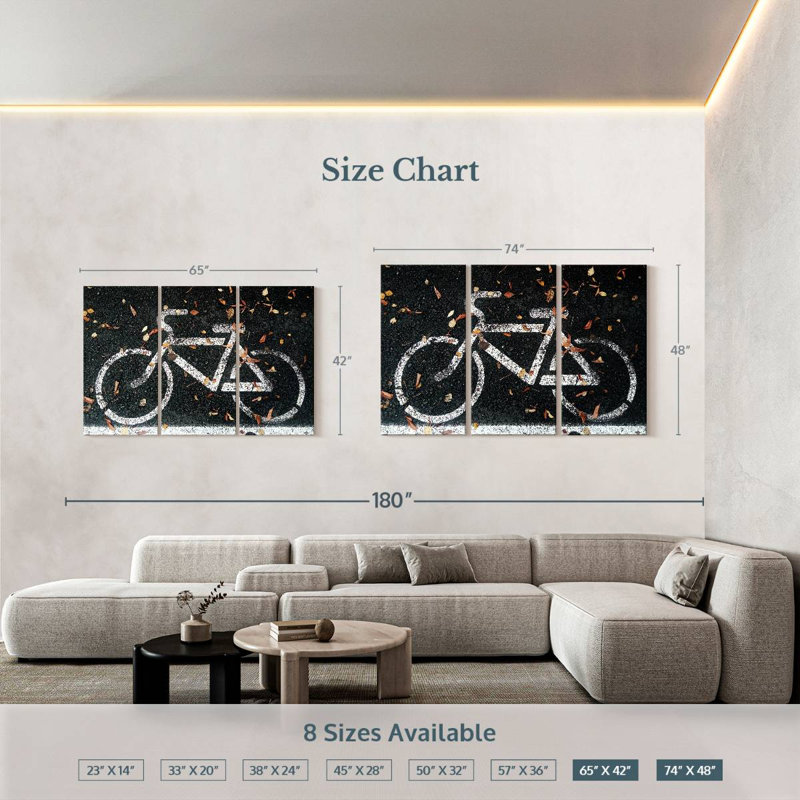 Enseigne à vélo Mehar, H 42 po x l 65 po