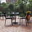 Merrymount Modern Commercial Grade 2 Slat Indoor/Outdoor Steel Dining Chair-1638319375-1675467939