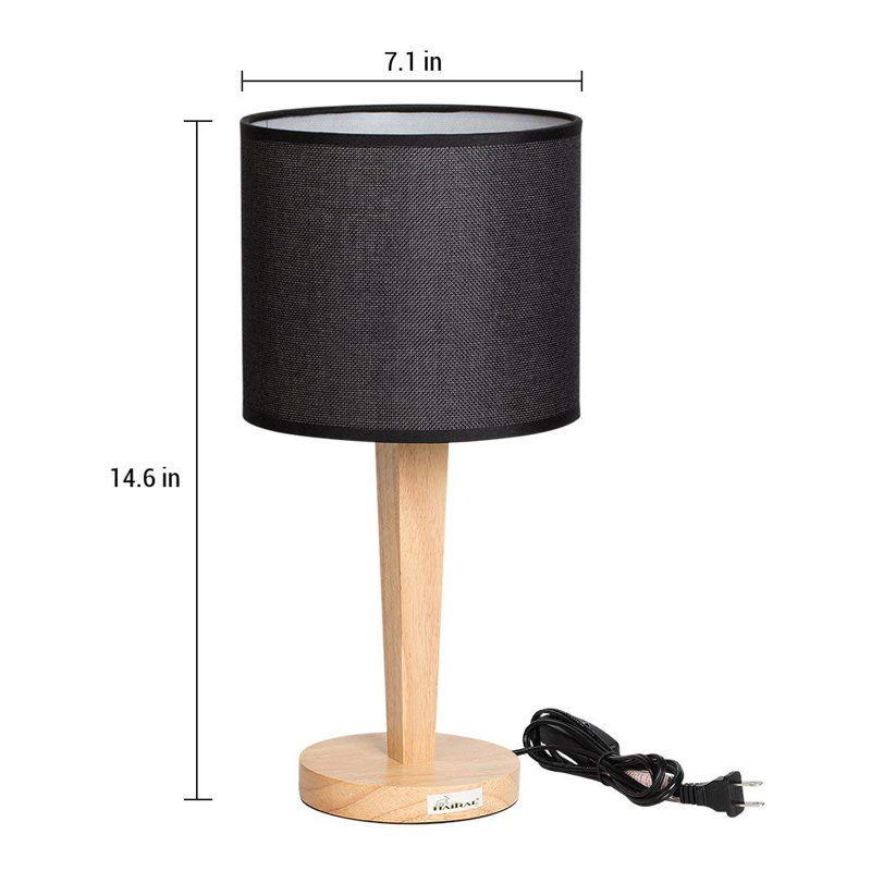 Wood Table Lamp