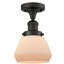 Plafonnier semi-encastré style école simple 6,75 po Argueta-1000564807-1000564800-1000564809