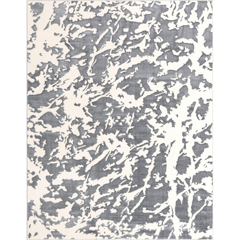 Abstract Indoor Rug, Rectangle 7'10" x 10'