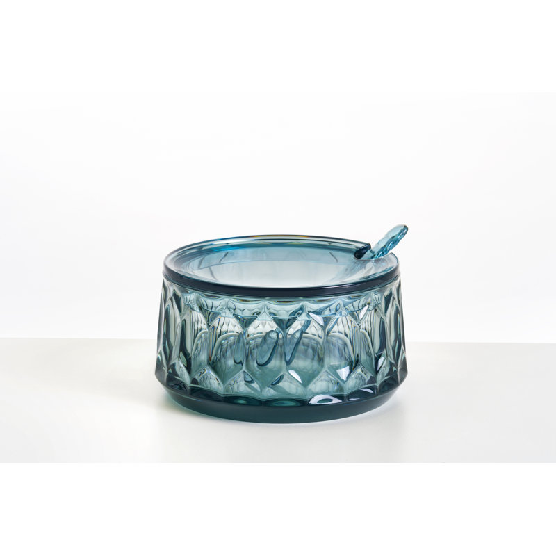 Jellies Sugar Bowl with Lid, Light Blue