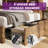 Sherell Full Size Bed Frame with 4 Storage Drawers,Brown-100845097-100845096