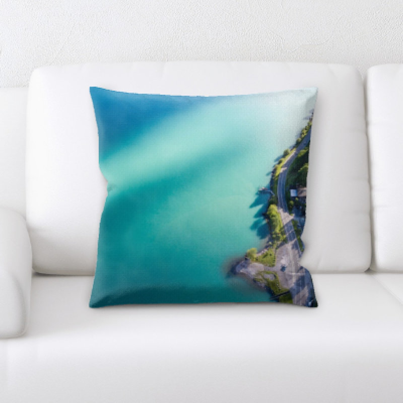Microsuede Throw Pillow