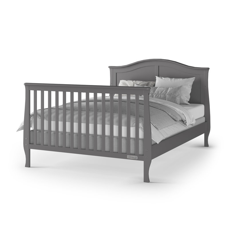 Rails pour lit double Camden, Gris froid