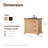 36'' Single Bathroom Vanity with Top-833007624