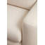 Élégant canapé 3 places, couleur crème, 84,6 po x 38,2 po x 28,7 po | Structure en bois de hêtre durable et en carton, tissu 100% polyester | 28 dossiers en mousse souple pour plus de confort, coussins portables, nettoyage à sec | Modern Living Essential-1585768928