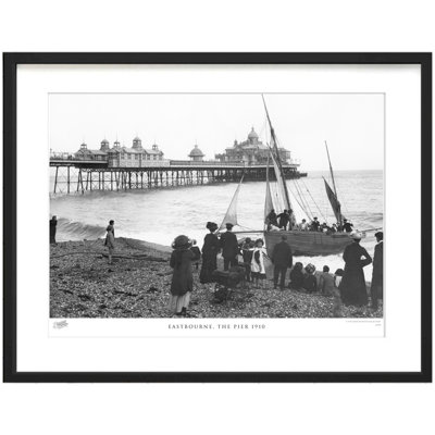 Eastbourne, the Pier 1910 1 Piece Single Picture Frame Wall Art