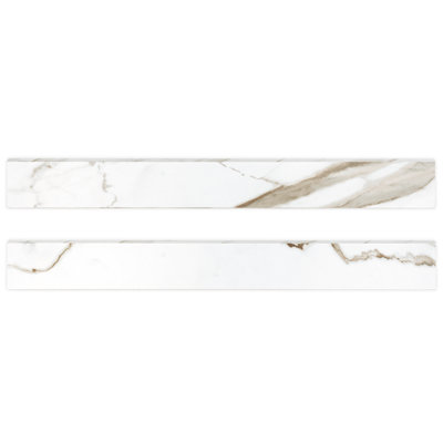 Carreau de faïence en porcelaine mat 3 po x 24 po Palazza
