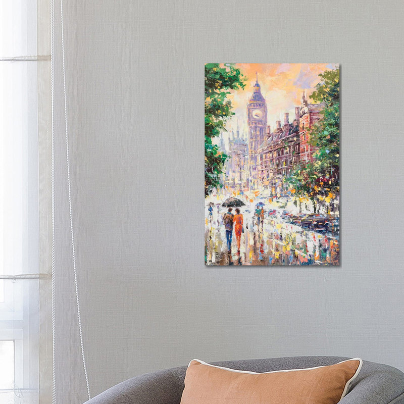 London by Andrej Ostapchuk - Painting on Canvas, Wrapped Canvas, 66.04cm H x 45.72cm W x 1.91cm D
