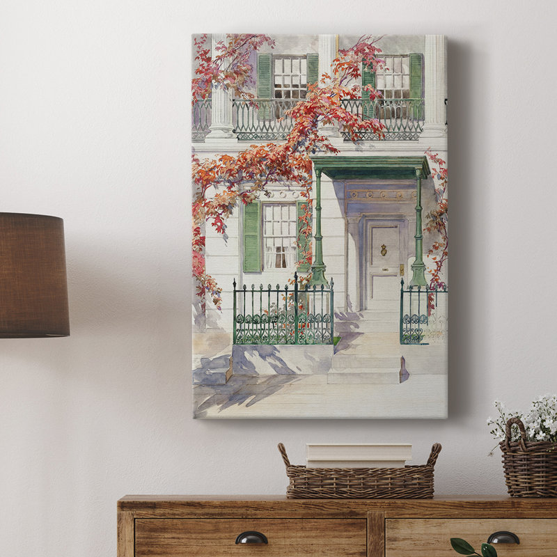 Paysage rétro LXII - galerie Cavas, H 18 po x l 12 po